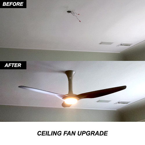 Ceiling fan upgrade