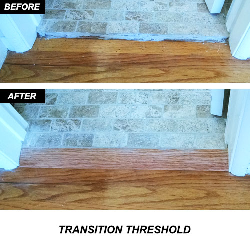 Flooring transition threshold